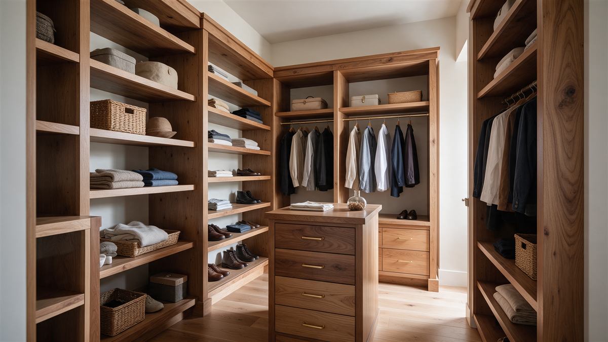 Closet y vestier en carpintería a la medida