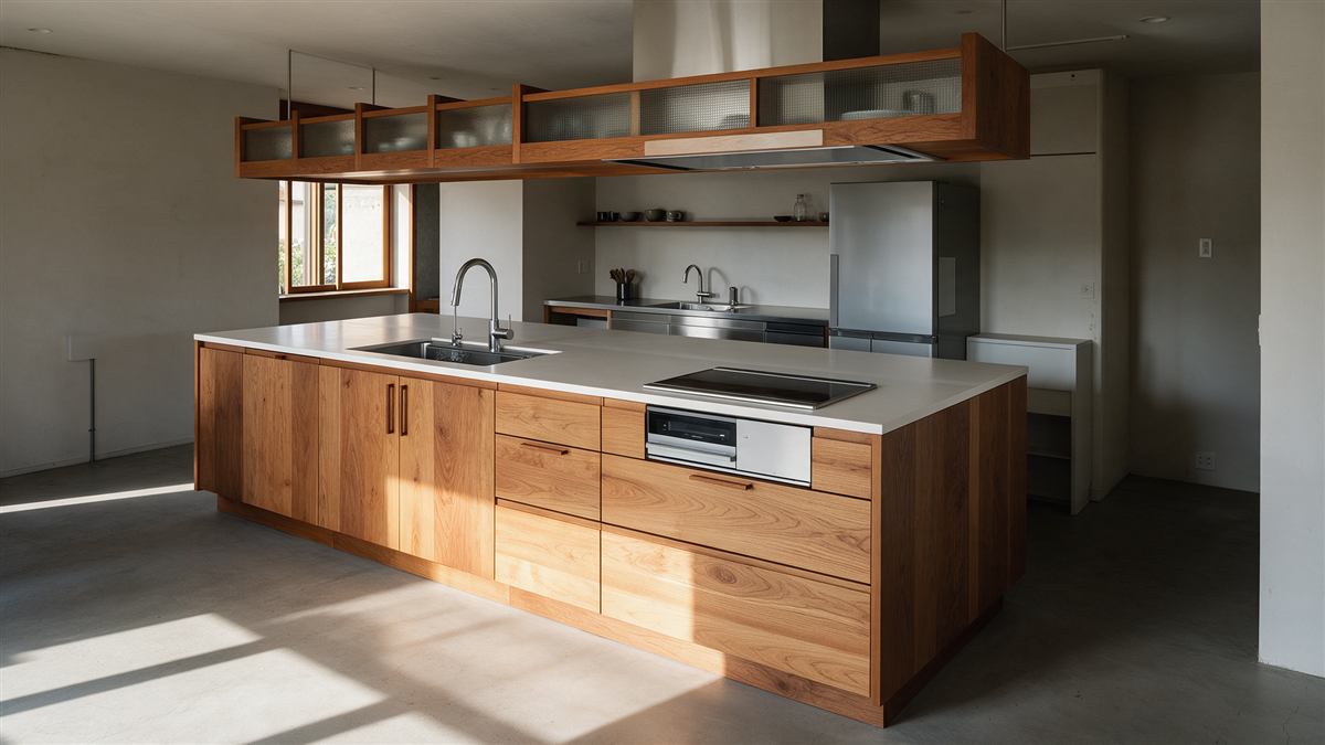 Cocina integral de carpintería a la medida